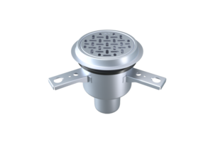 Hygienic and durable stainless steel floor drain, perfect for public baths and shower areas. Easy to install and simple to clean.