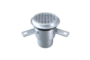 Hygienic and durable stainless steel floor drain, perfect for public baths and shower areas. Easy to install and simple to clean.
