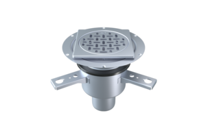 Hygienic and durable stainless steel floor drain, perfect for public baths and shower areas. Easy to install and simple to clean.
