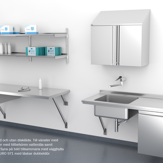 Hygienbänk på konsoler FURO 905-02 1