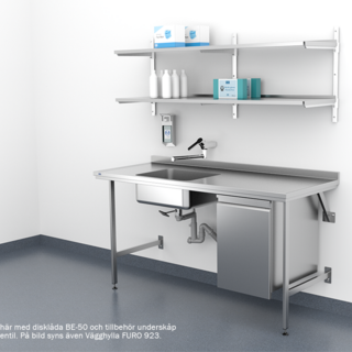 Hygienbänk på benbock FURO 905-01 1