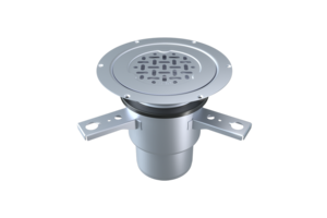 Hygienic and durable stainless steel floor drain, perfect for public baths and shower areas. Easy to install and simple to clean.