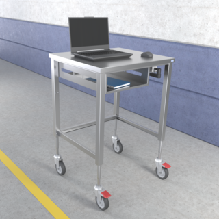 Mobilt arbeidsbord med høydejustering FURO 946 0