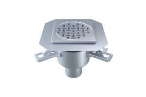 Hygienic and durable stainless steel floor drain, perfect for public baths and shower areas. Easy to install and simple to clean.