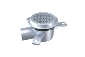 Hygienic and durable stainless steel floor drain, perfect for public baths and shower areas. Easy to install and simple to clean.